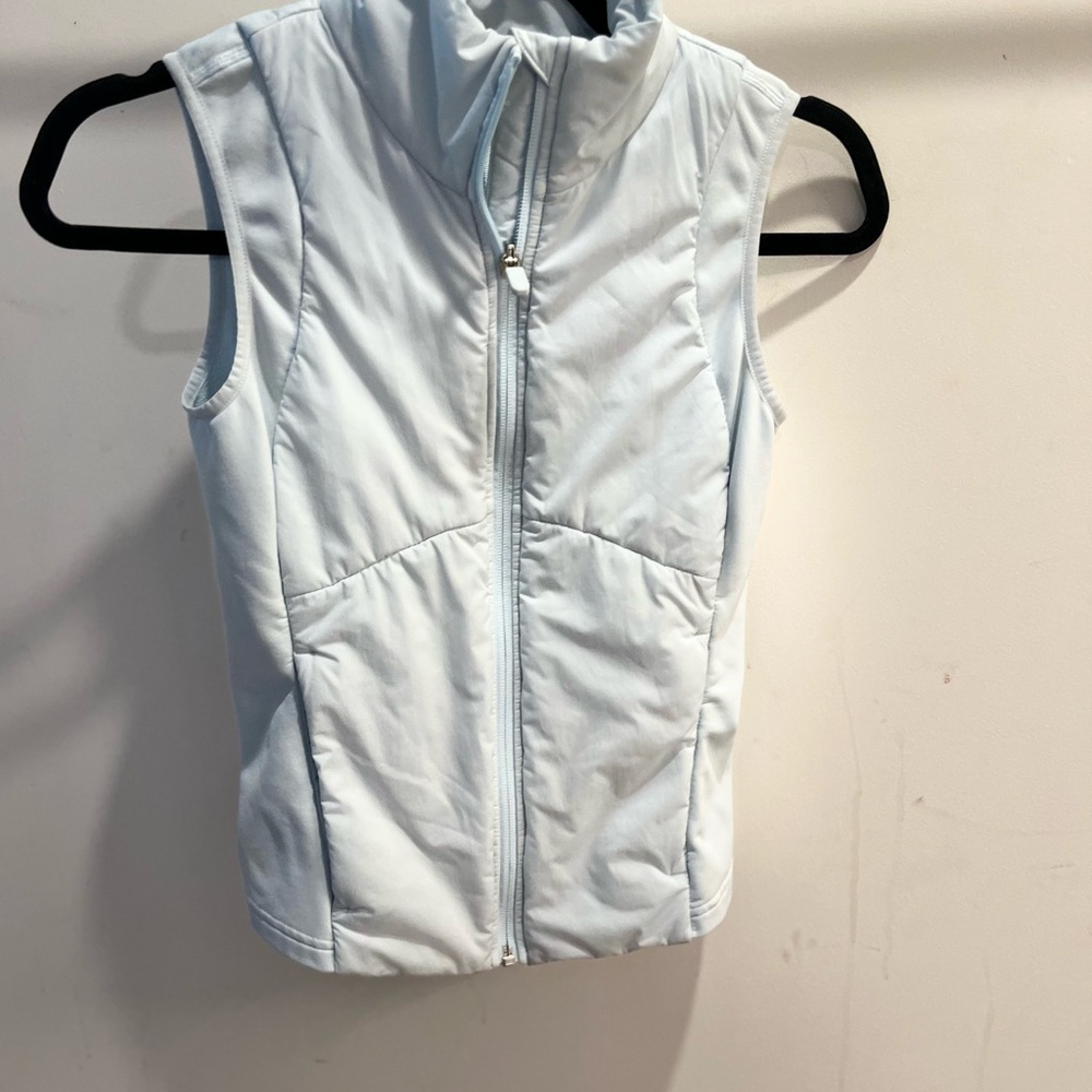 lululemon athletica Light Blue Quilted Puffer Vest